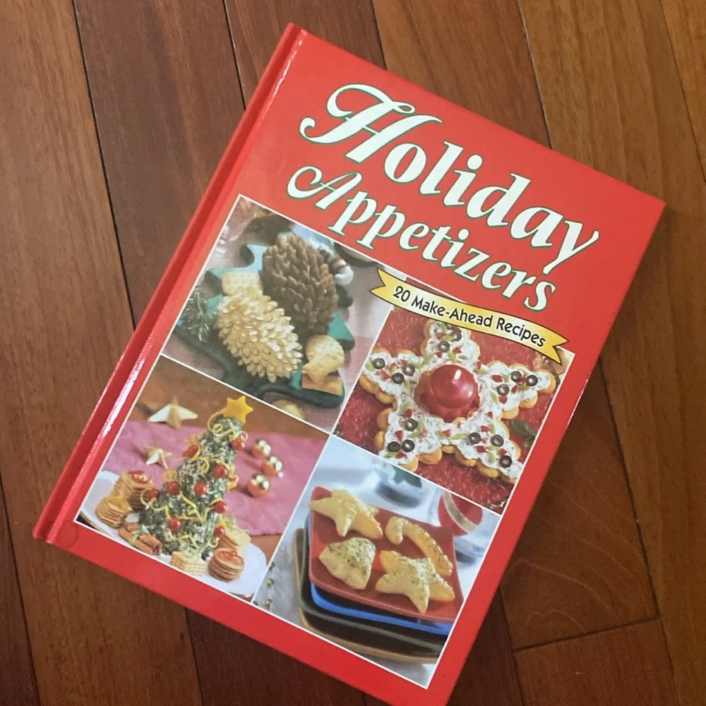 Holiday Appetizers Cookbook coffee table book